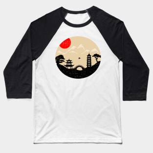 Silhouette scenery Baseball T-Shirt